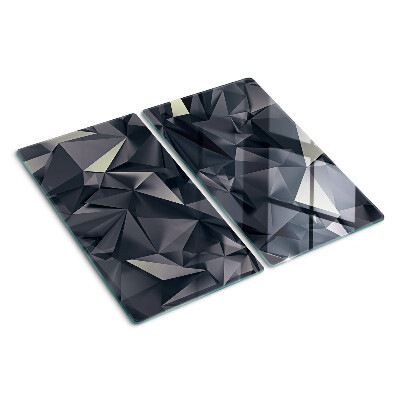 Glazen snijplanken Geometrie in grijstinten