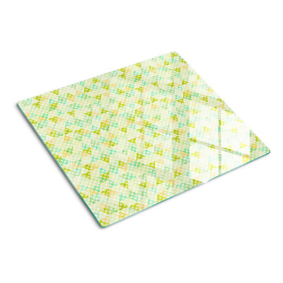 Snijplanken glas Geometrie in pastelkleuren