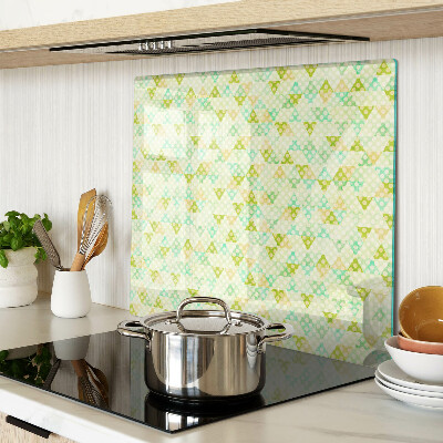 Snijplanken glas Geometrie in pastelkleuren