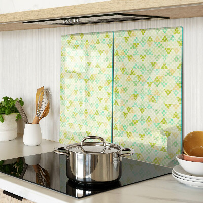 Snijplanken glas Geometrie in pastelkleuren
