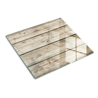 Snijplanken glas Houten plank in rustieke stijl
