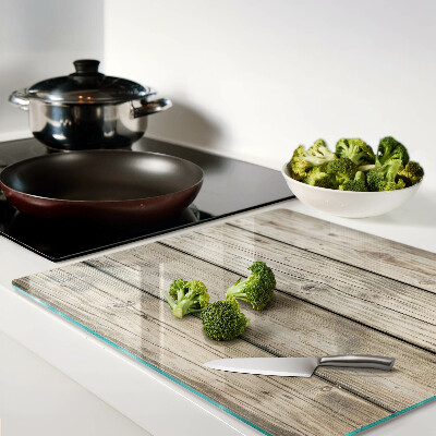 Snijplanken glas Houten plank in rustieke stijl