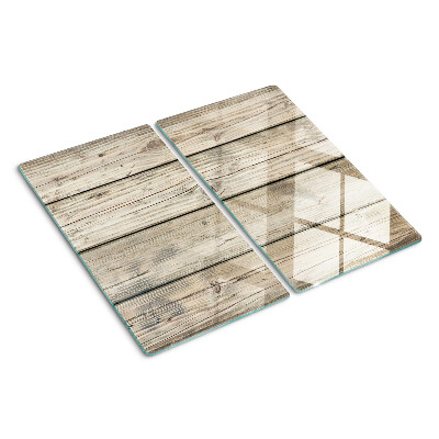 Snijplanken glas Houten plank in rustieke stijl