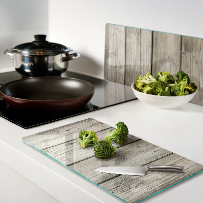 Snijplanken glas Houten plank in rustieke stijl