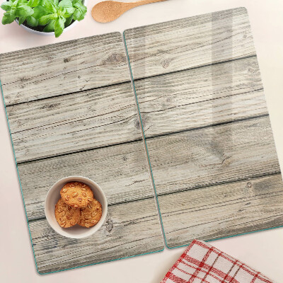 Snijplanken glas Houten plank in rustieke stijl