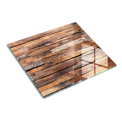 Glazen snijplanken Houten plank in rustieke stijl