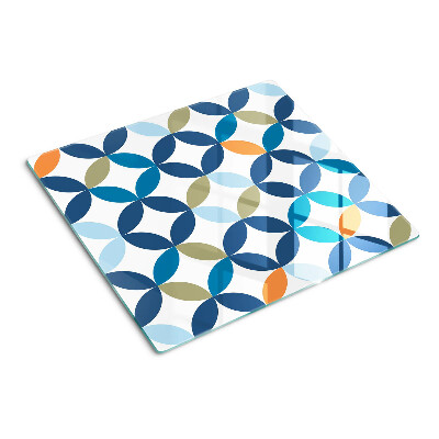 Snijplanken glas Geometrische bladeren in verschillende kleuren