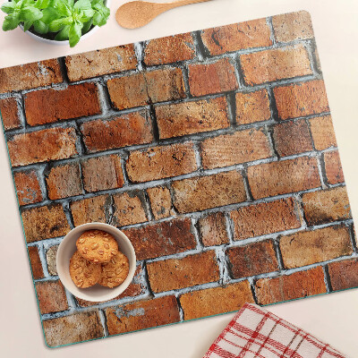 Snijplanken glas Bakstenen muur