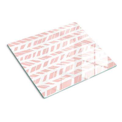 Glazen snijplanken Bladeren in een roze tint