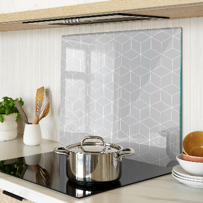 Glazen snijplanken Hexagonaal geometrisch raster
