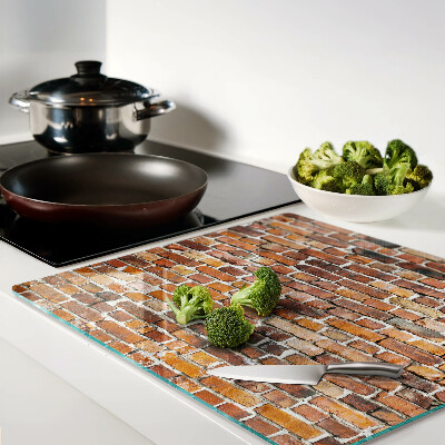 Snijplanken glas Bakstenen muur