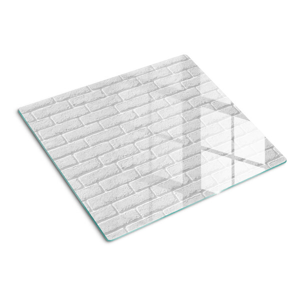 Glazen snijplanken Bakstenen muur