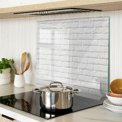 Glazen snijplanken Bakstenen muur