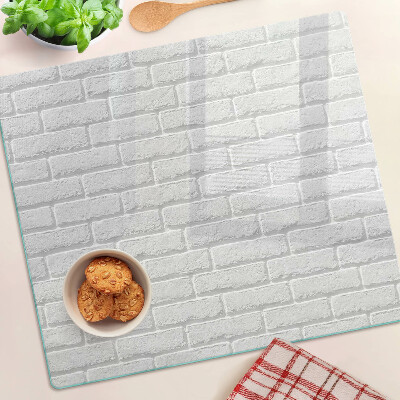 Glazen snijplanken Bakstenen muur