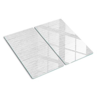 Snijplanken glas Witte vloerplanken