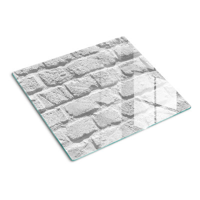 Glazen snijplanken Bakstenen muur