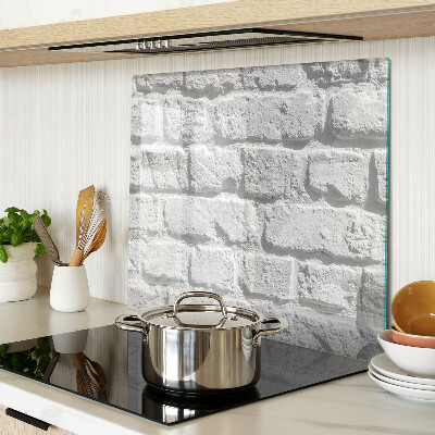 Glazen snijplanken Bakstenen muur