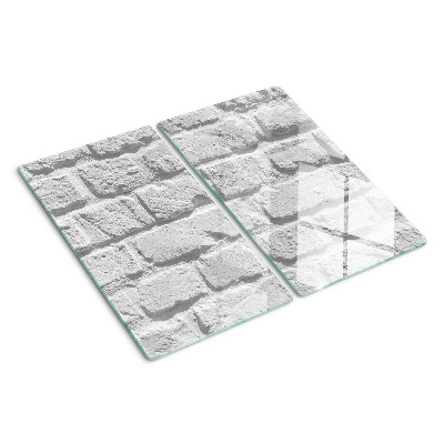 Glazen snijplanken Bakstenen muur