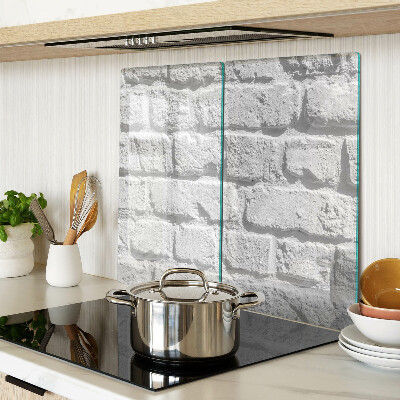 Glazen snijplanken Bakstenen muur