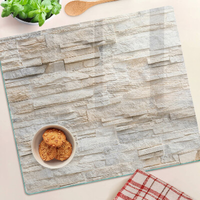 Snijplanken glas Natuursteen in beige tinten