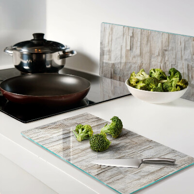Snijplanken glas Natuursteen in beige tinten