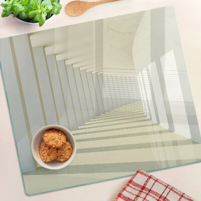 Snijplanken glas Architectonisch perspectief met spiegeleffect