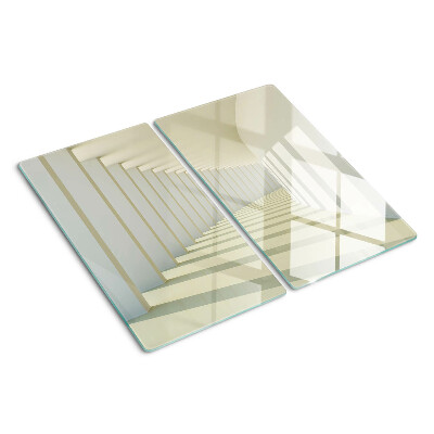 Snijplanken glas Architectonisch perspectief met spiegeleffect