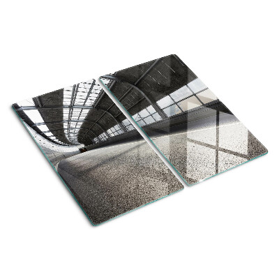 Snijplanken glas Moderne architectuur en geometrie