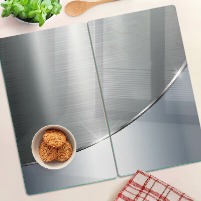 Snijplanken glas Metaalachtige glans met reflecties