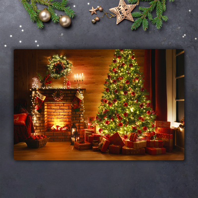 Snijplanken glas Christmas Fireplace Christmas Gift
