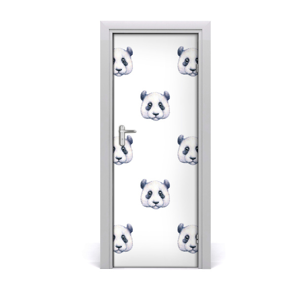 Deursticker Panda