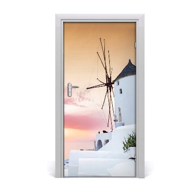 Deur sticker Santorini, griekenland