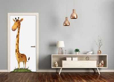 Deursticker Giraffe