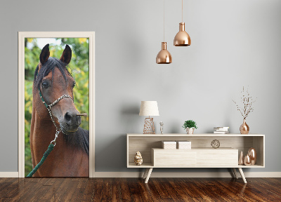 Deursticker Paardenportret