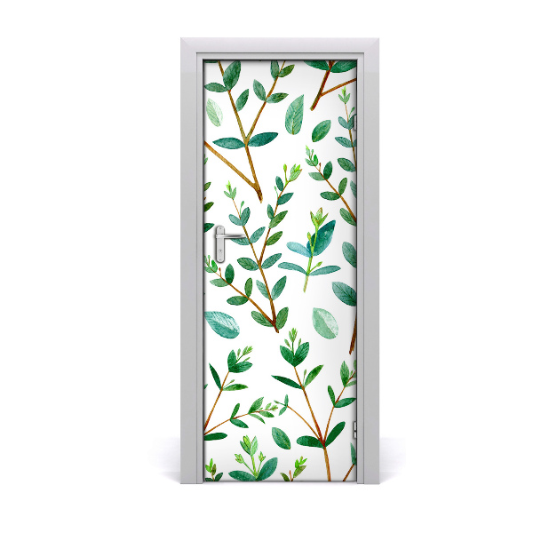 Deur sticker Eucalyptus twijgen