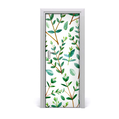 Deur sticker Eucalyptus twijgen