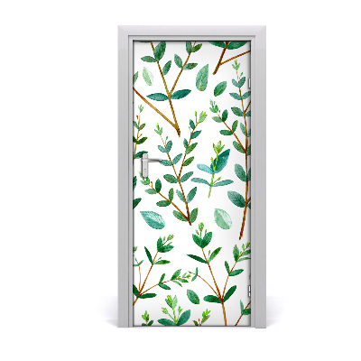 Deur sticker Eucalyptus twijgen