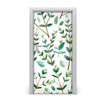 Deur sticker Eucalyptus twijgen