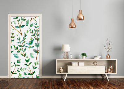 Deur sticker Eucalyptus twijgen