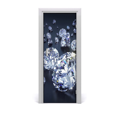 Deursticker Home diamanten