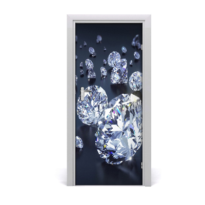 Deursticker Home diamanten