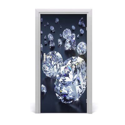 Deursticker Home diamanten