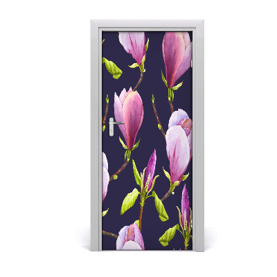 Deur sticker Magnolia