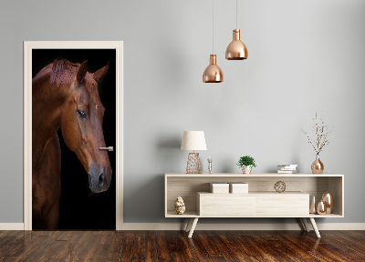 Deursticker Paardenportret