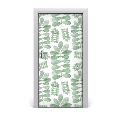 Deur sticker Eucalyptus bladeren