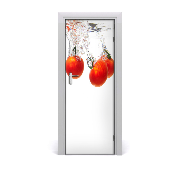 Deur sticker Tomaten onder water