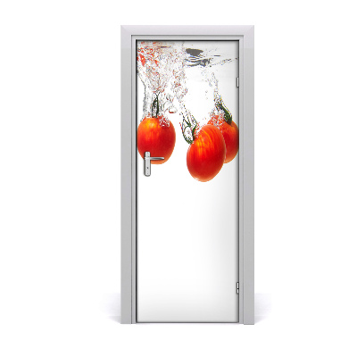 Deur sticker Tomaten onder water