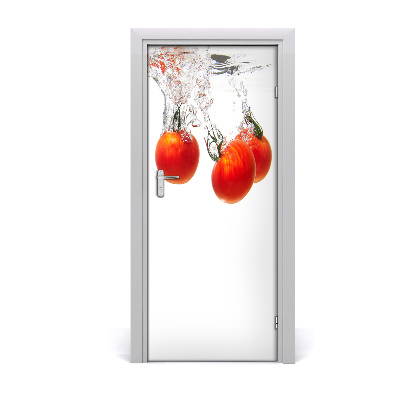 Deur sticker Tomaten onder water