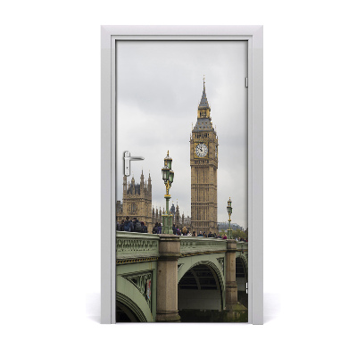 Deur sticker Big ben london