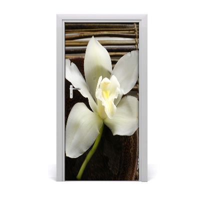 Deur sticker Orchidee